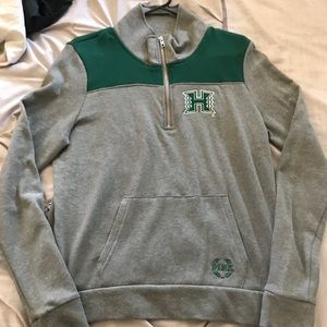 ‼️SOLD‼️NWOT VS PINK HAWAII QUARTER ZIP